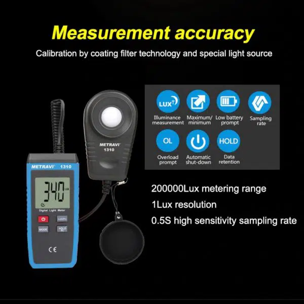 Metravi 1310 Lux Meter