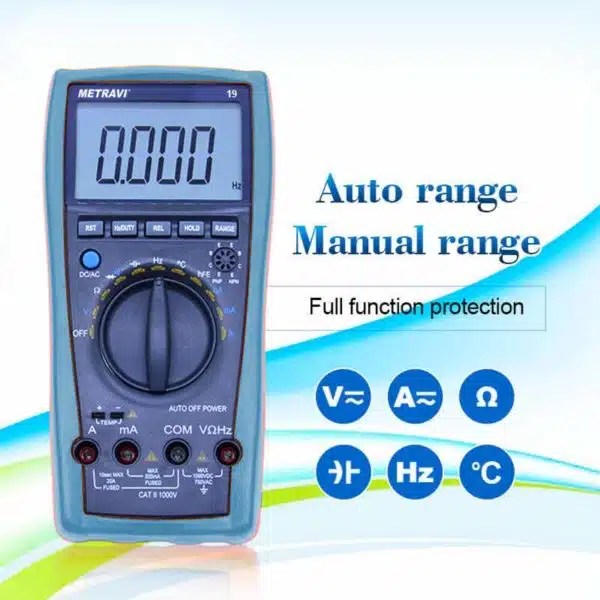 Metravi 19-TRMS Digital TRMS Multimeter