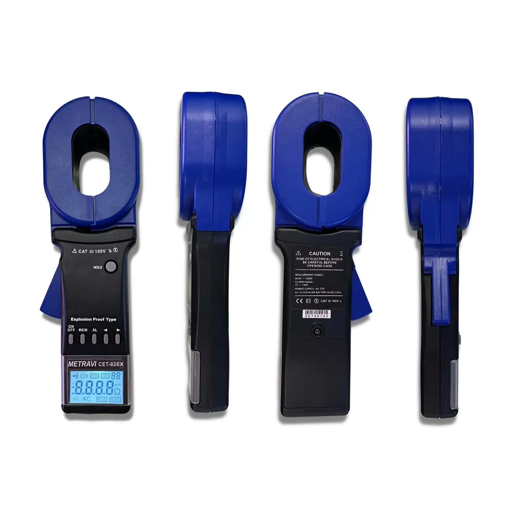 Metravi CET-02EX Explosion-proof Clamp-on Ground Resistance Tester