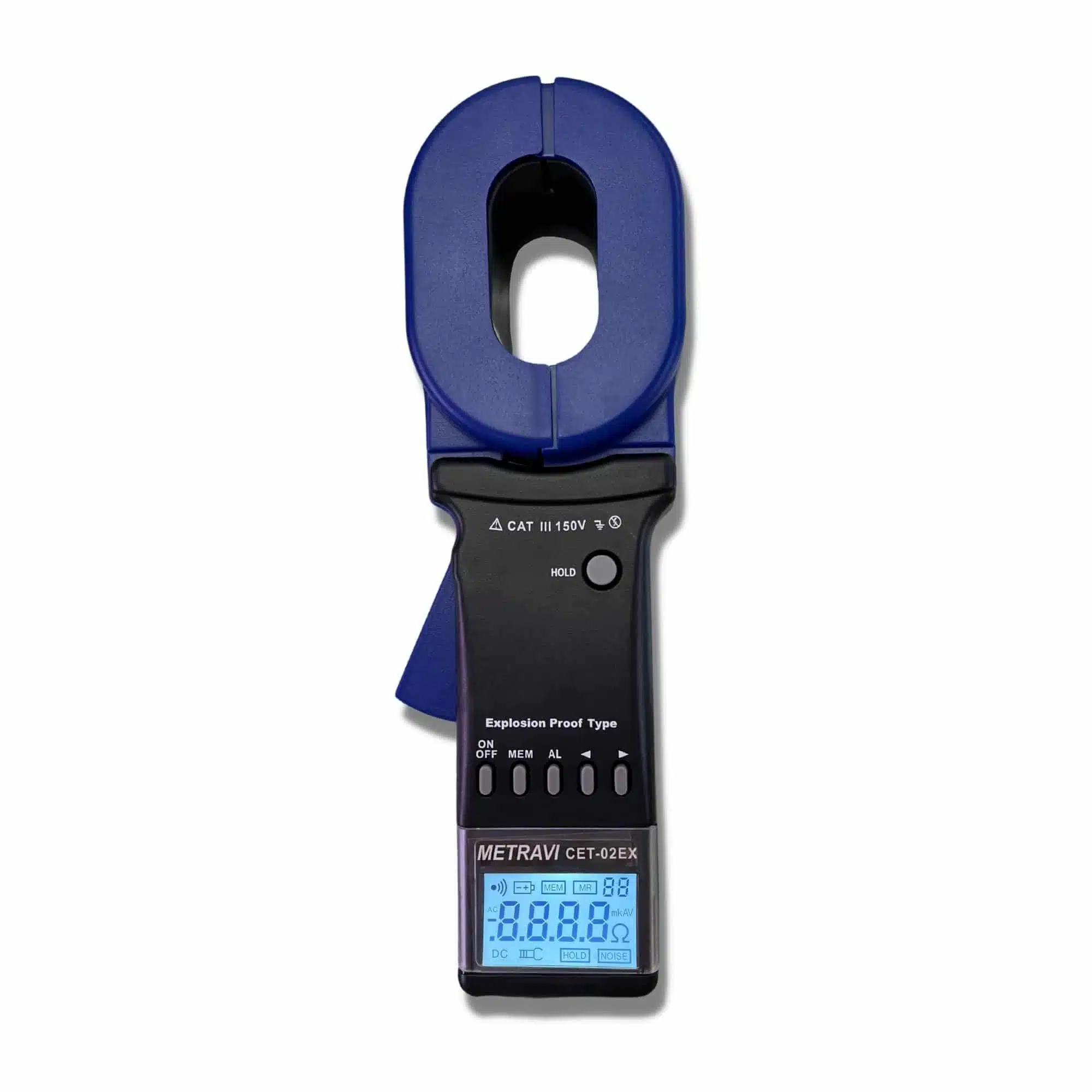 Metravi CET-02EX Explosion-proof Clamp-on Ground Resistance Tester