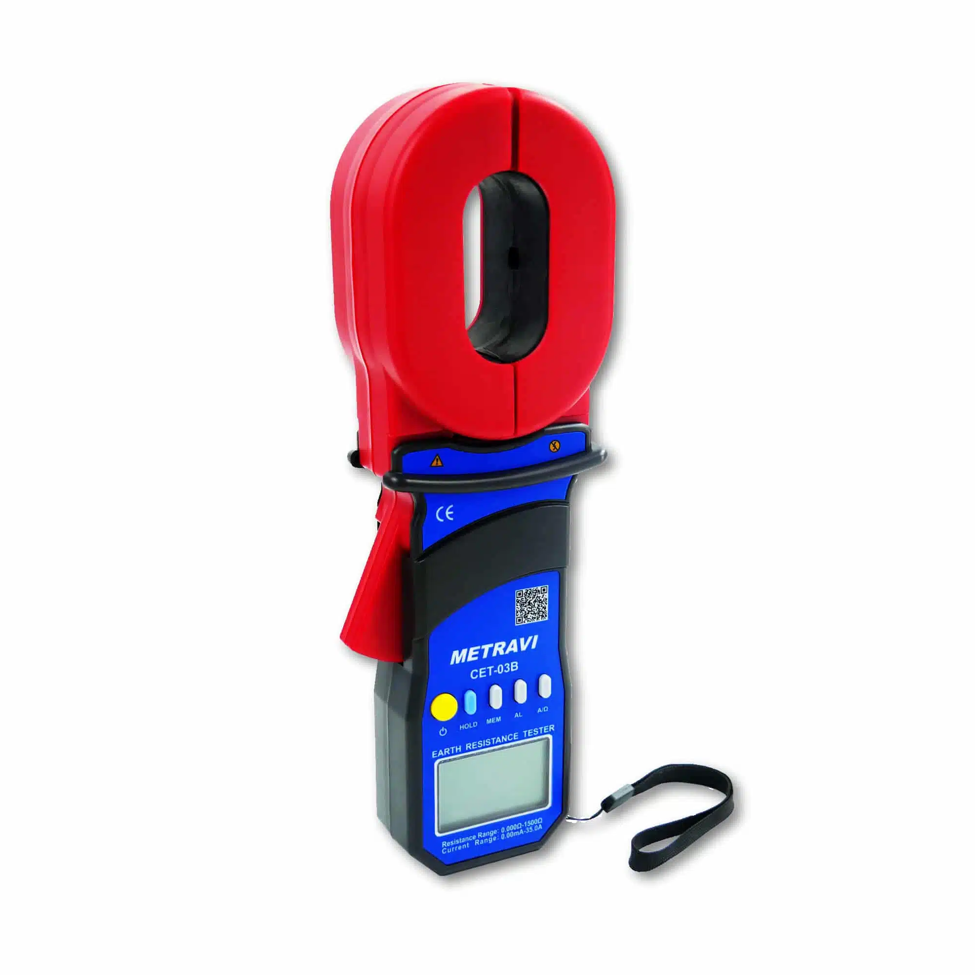 Metravi CET-03B Clamp-on Earth and Ground Resistance Tester with Bluetooth