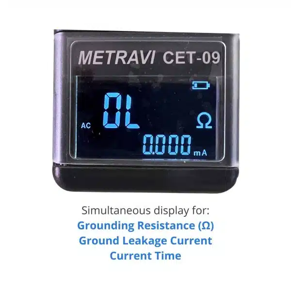 Metravi CET-09 Clamp-on Ground Resistance Tester