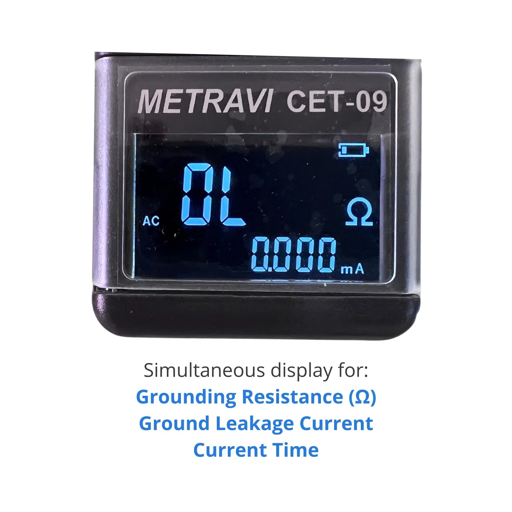 Metravi CET-09 Clamp-on Ground Resistance Tester