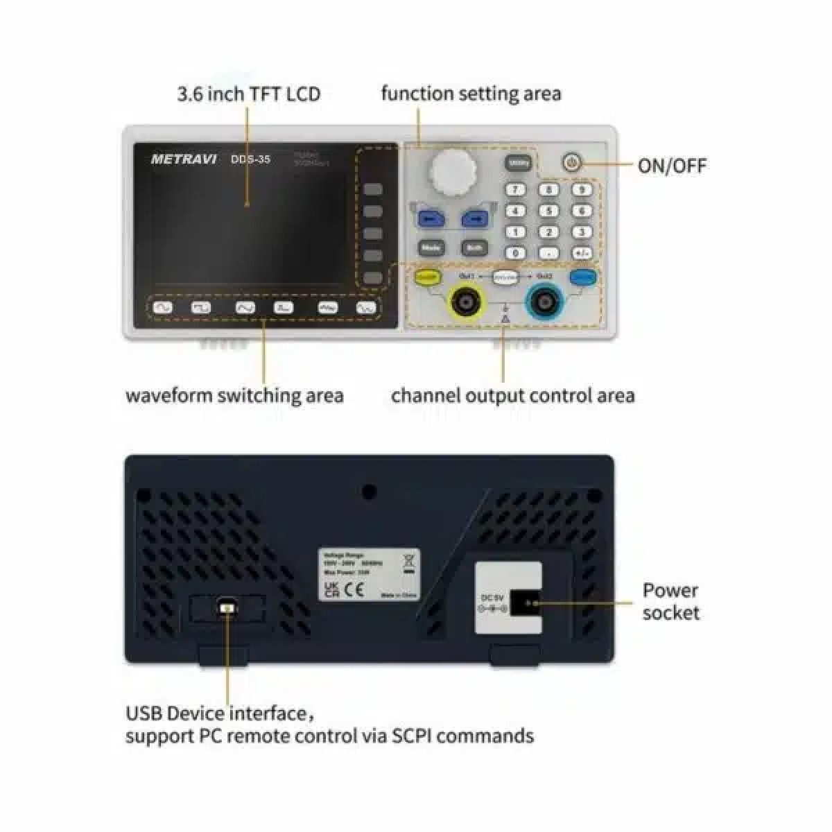 Metravi DDS-35 DDS Function Generator