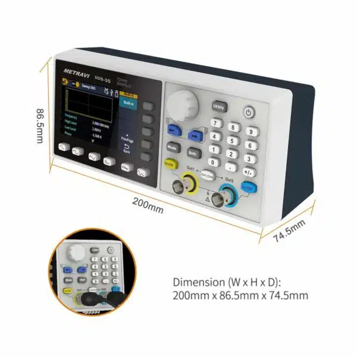Metravi DDS-35 DDS Function Generator