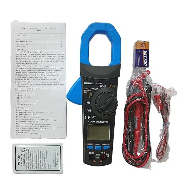Metravi DT- 3690 Digital TRMS AC|DC Clamp Meter
