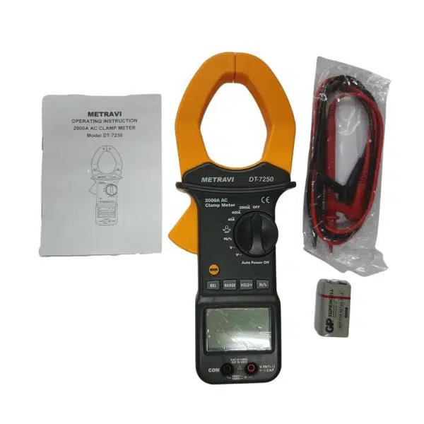 Metravi DT-7250 Digital AC Clamp Meter