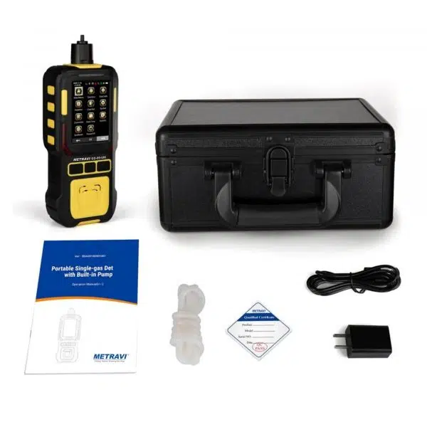 Metravi GD-09-6M Six-in-One Multi Gas Detector with built-in Pump