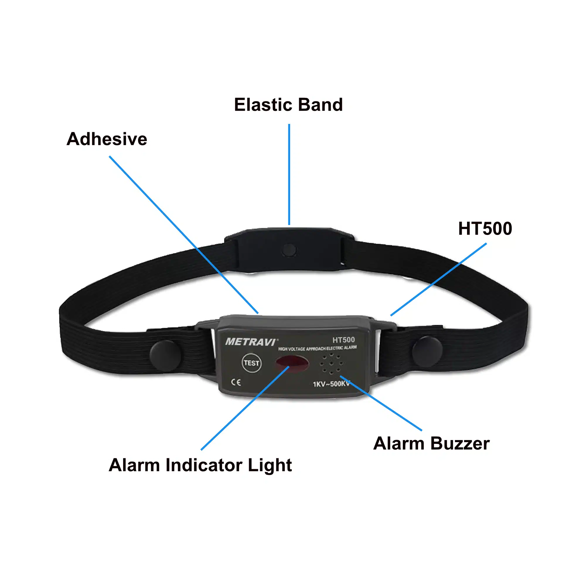 Metravi HT500 Non-contact High Voltage Detector (Helmet Type)