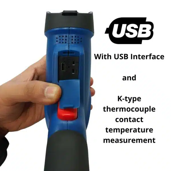 Metravi MT-18 Non-contact cum Contact Dual Laser Infrared Industrial Thermometer
