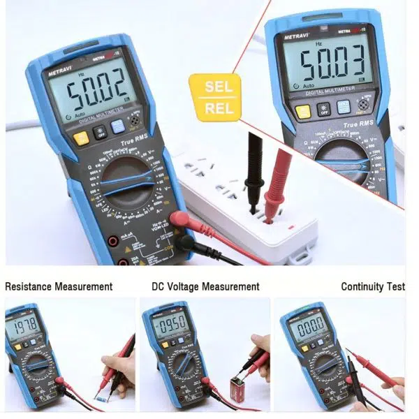 Metravi Metrasafe-10 TRMS Digital Multimeter