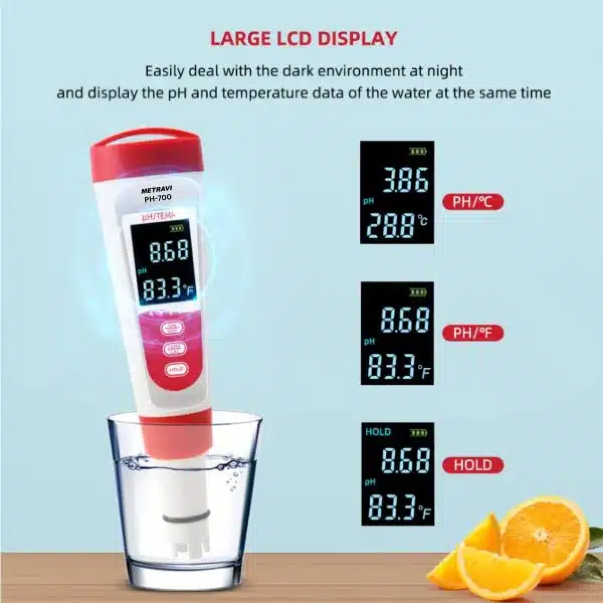 Metravi PH-700 Digital pH Meter
