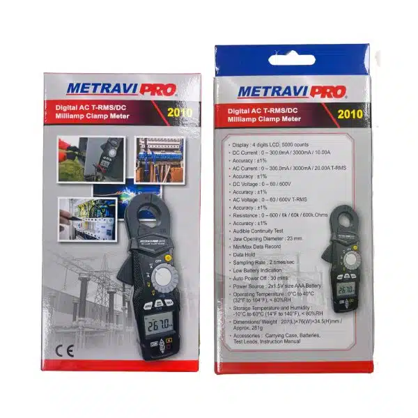 Metravi PRO 2010 TRMS AC|DC Leakage Current Clamp Meter