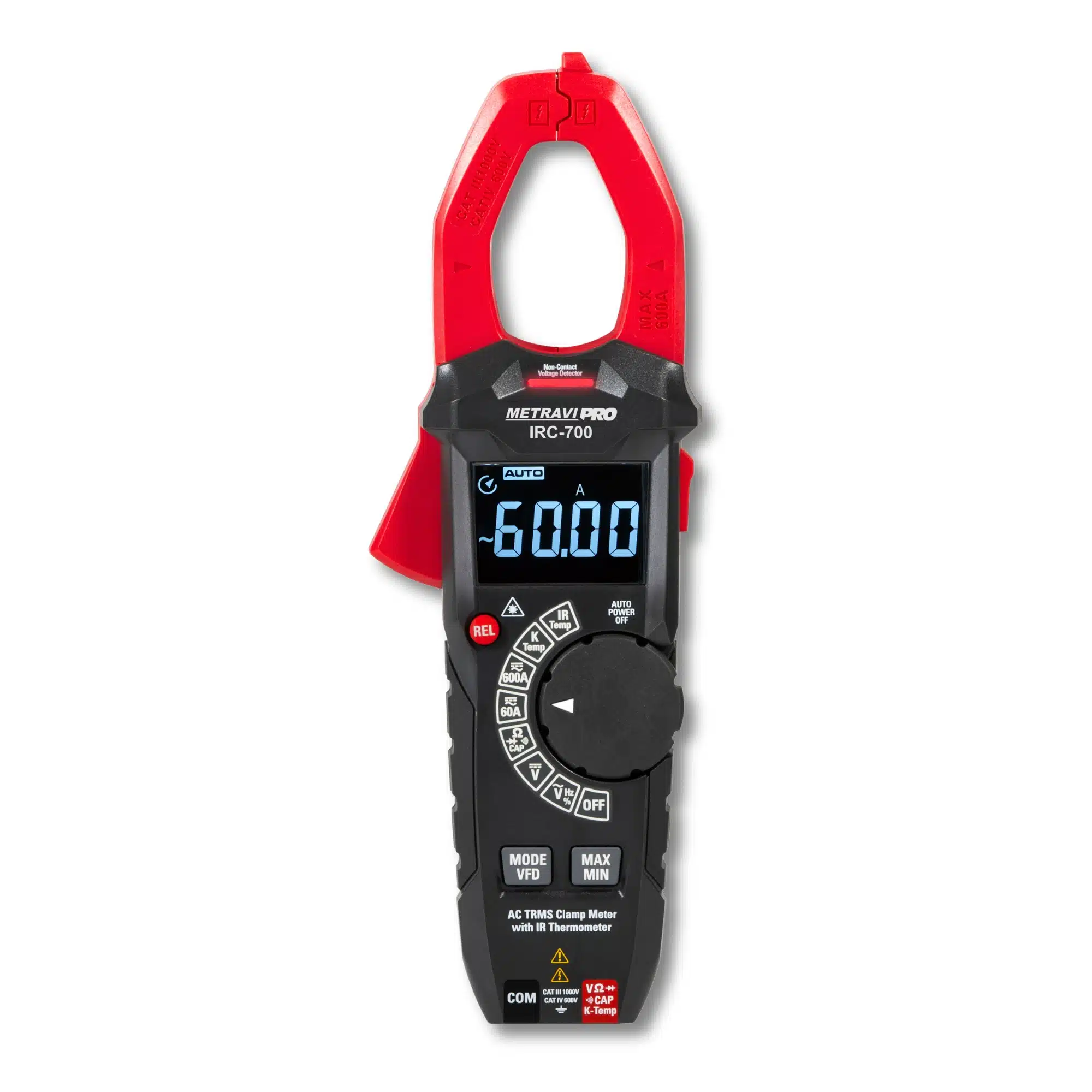 Metravi PRO IRC-700 Digital TRMS AC|DC Clamp Meter with IR Thermometer