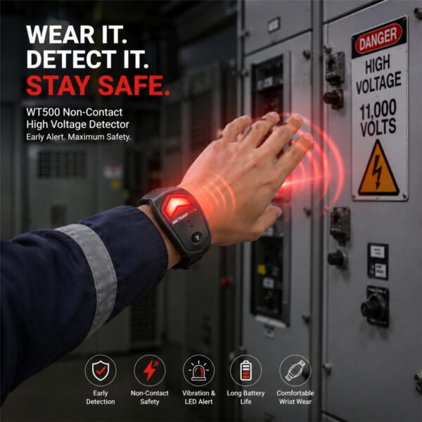 WRIST-TYPE NON-CONTACT VOLTAGE DETECTOR PRO WT500
