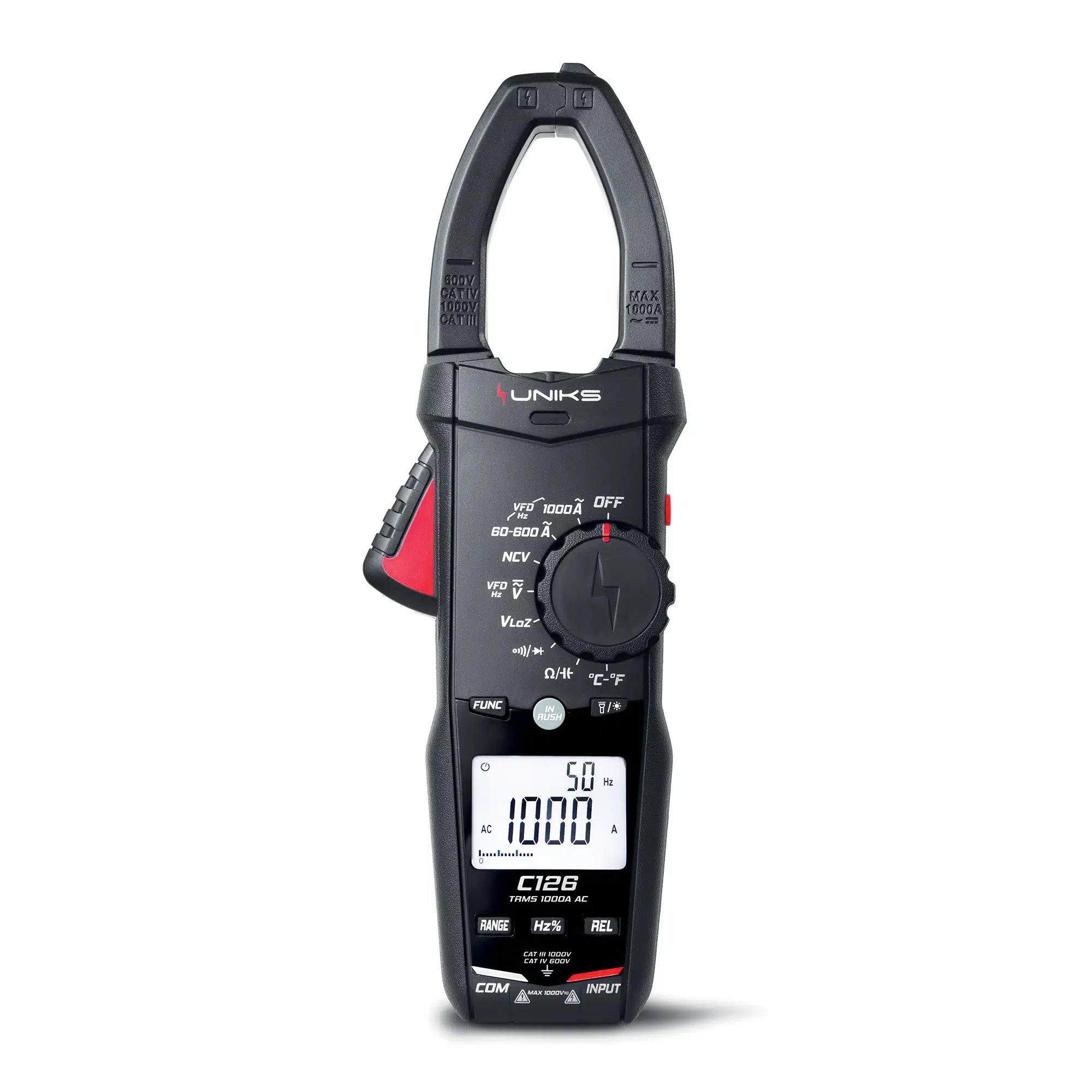Metravi UNIKS C-126  Digital TRMS AC Clamp Meter