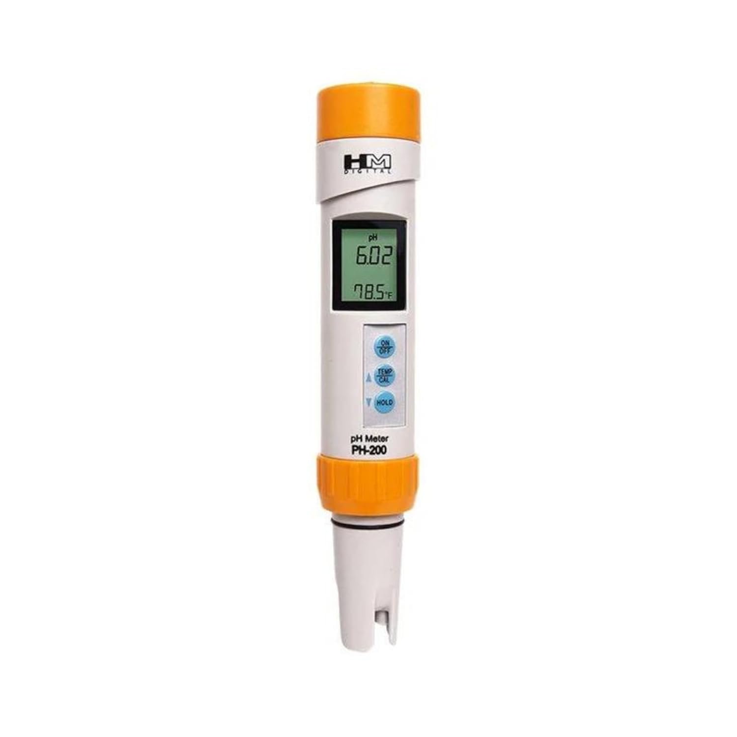 HM PH-200 Digital Professional Waterproof 0-14 PH & Temperature Meter