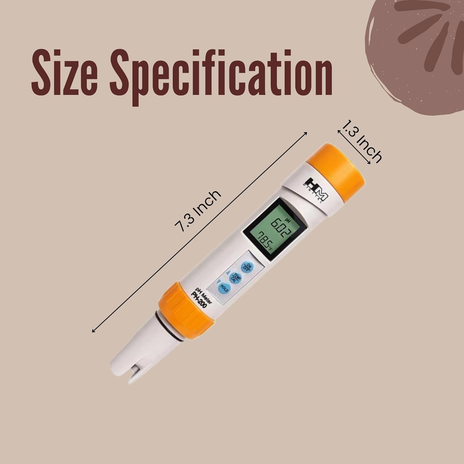 HM PH-200 Digital Professional Waterproof 0-14 PH & Temperature Meter HM PH-200 Digital Professional Waterproof 0-14 PH & Temperature Meter