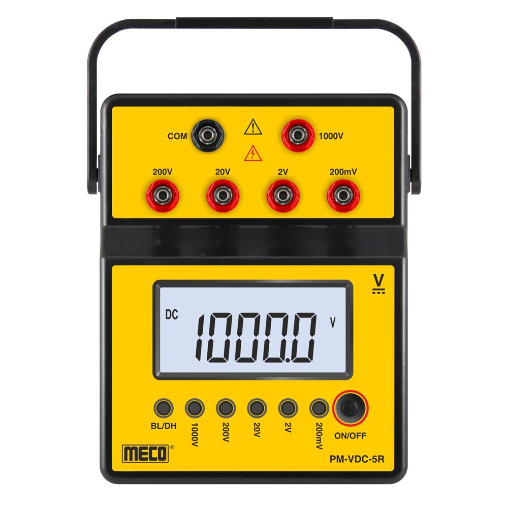 MECO PM-VDC-5R DIGITAL MULTI-RANGE PORTABLE METER