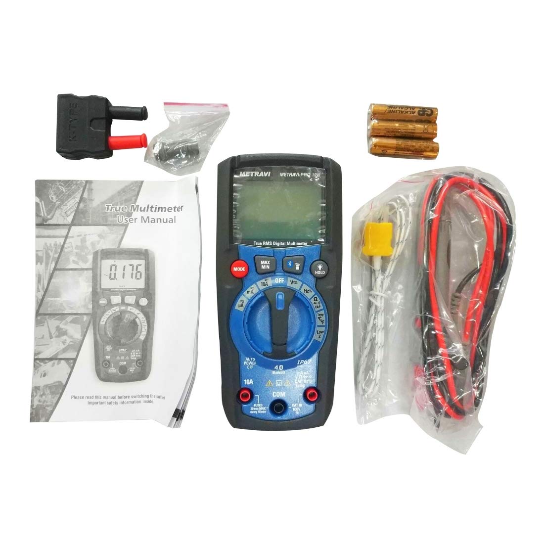 Metravi PRO 12B Digital TRMS Multimeter with Bluetooth