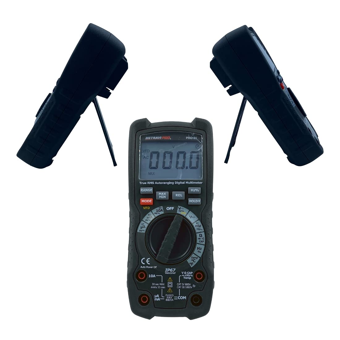Metravi PRO 21 Industrial Grade Digital TRMS Multimeter with 700V VFD