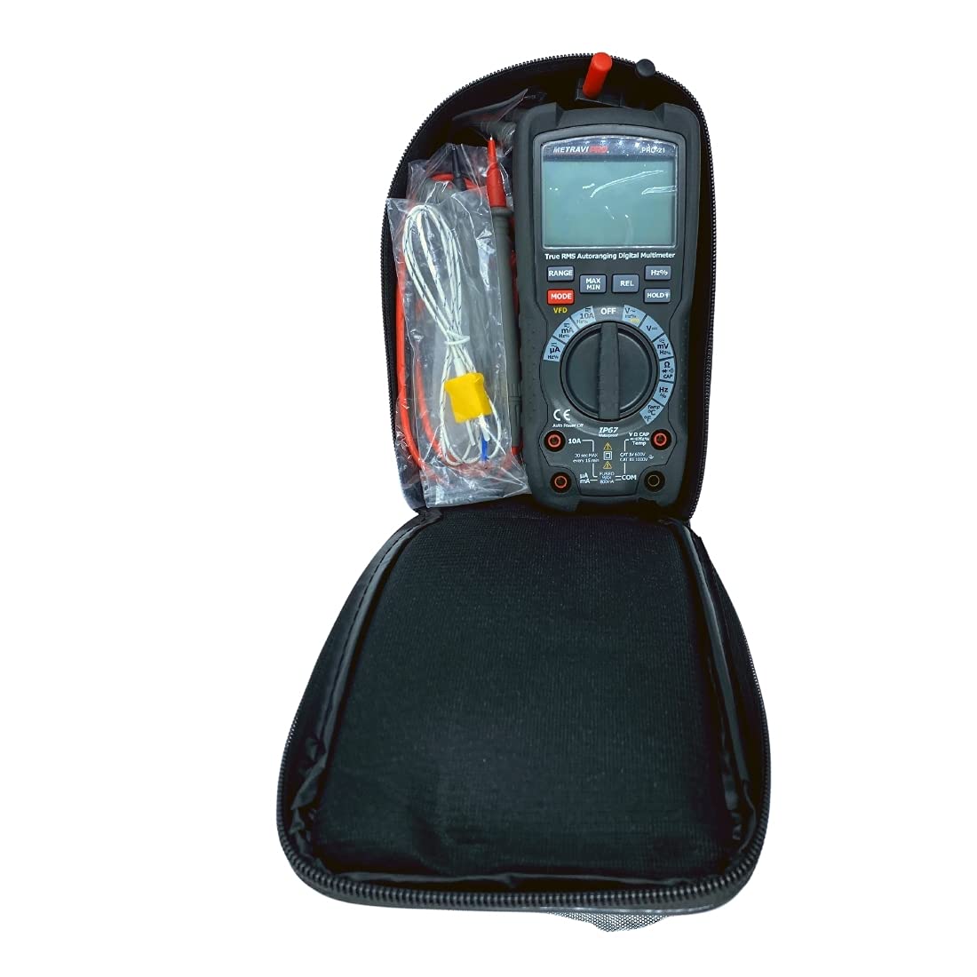 Metravi PRO 21 Industrial Grade Digital TRMS Multimeter with 700V VFD