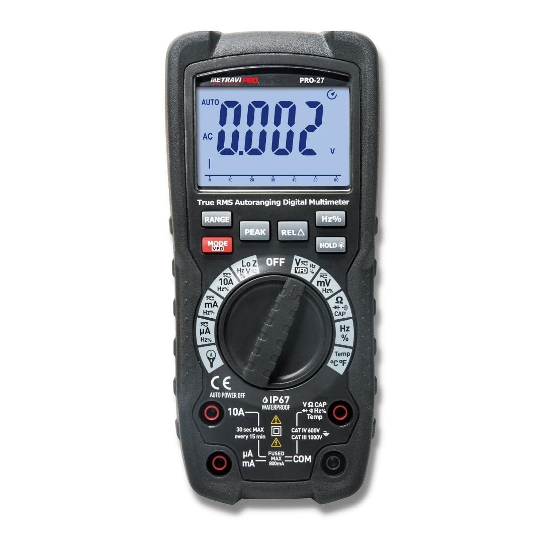 Metravi PRO 27 Industrial Grade, Digital TRMS Multimeter