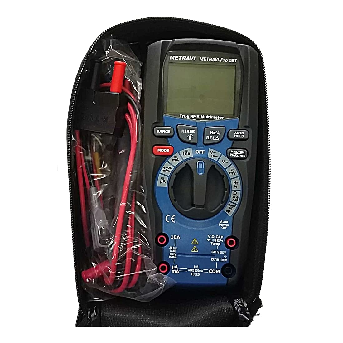 Metravi PRO 587 Digital TRMS Professional & Industrial 6000 counts Multimeter