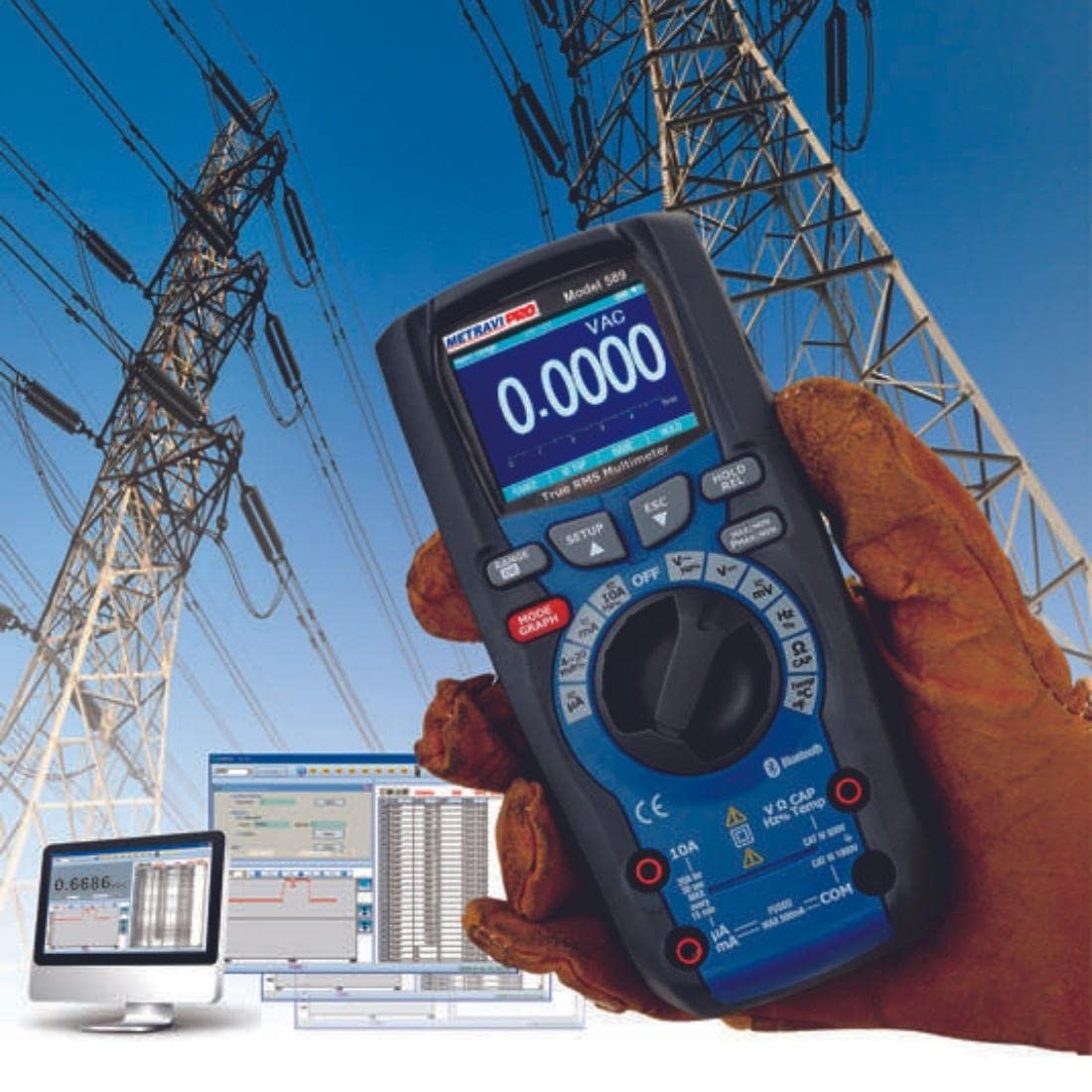 Metravi PRO 589 Digital TRMS Multimeter
