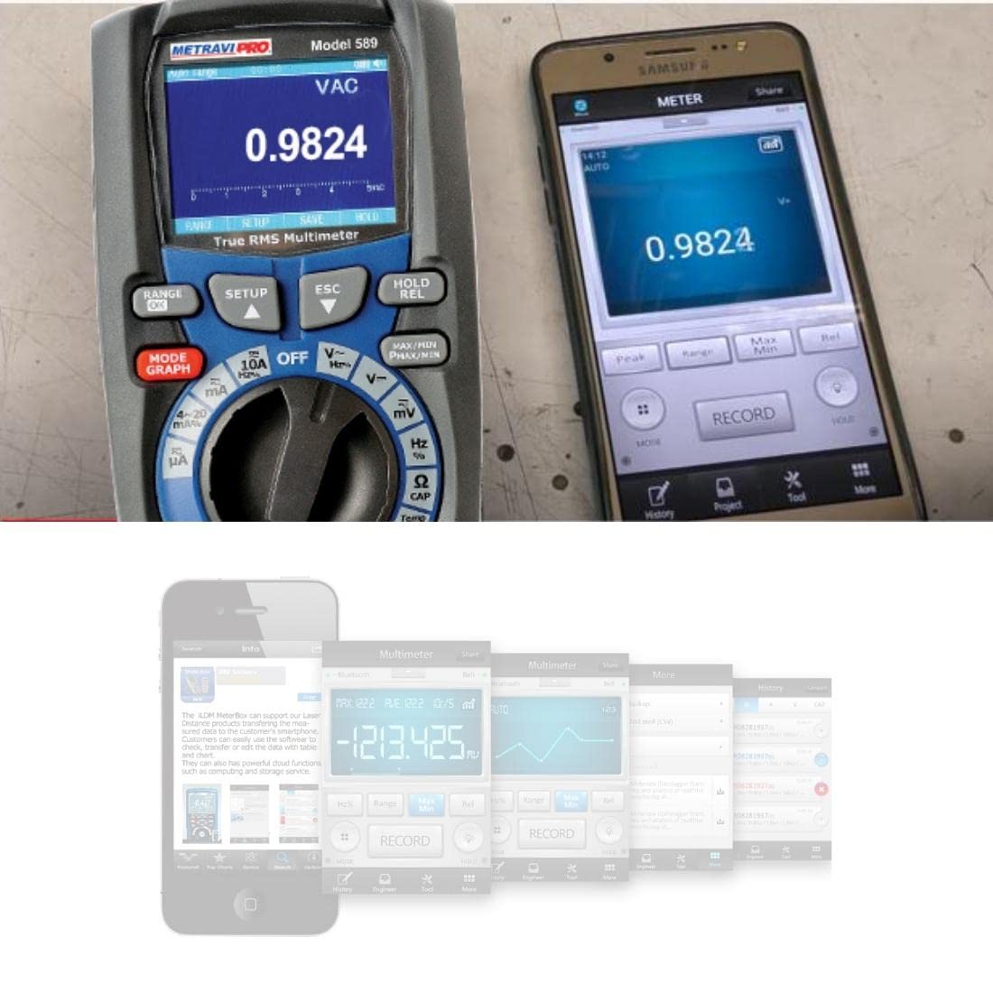 Metravi PRO 589 Digital TRMS Multimeter