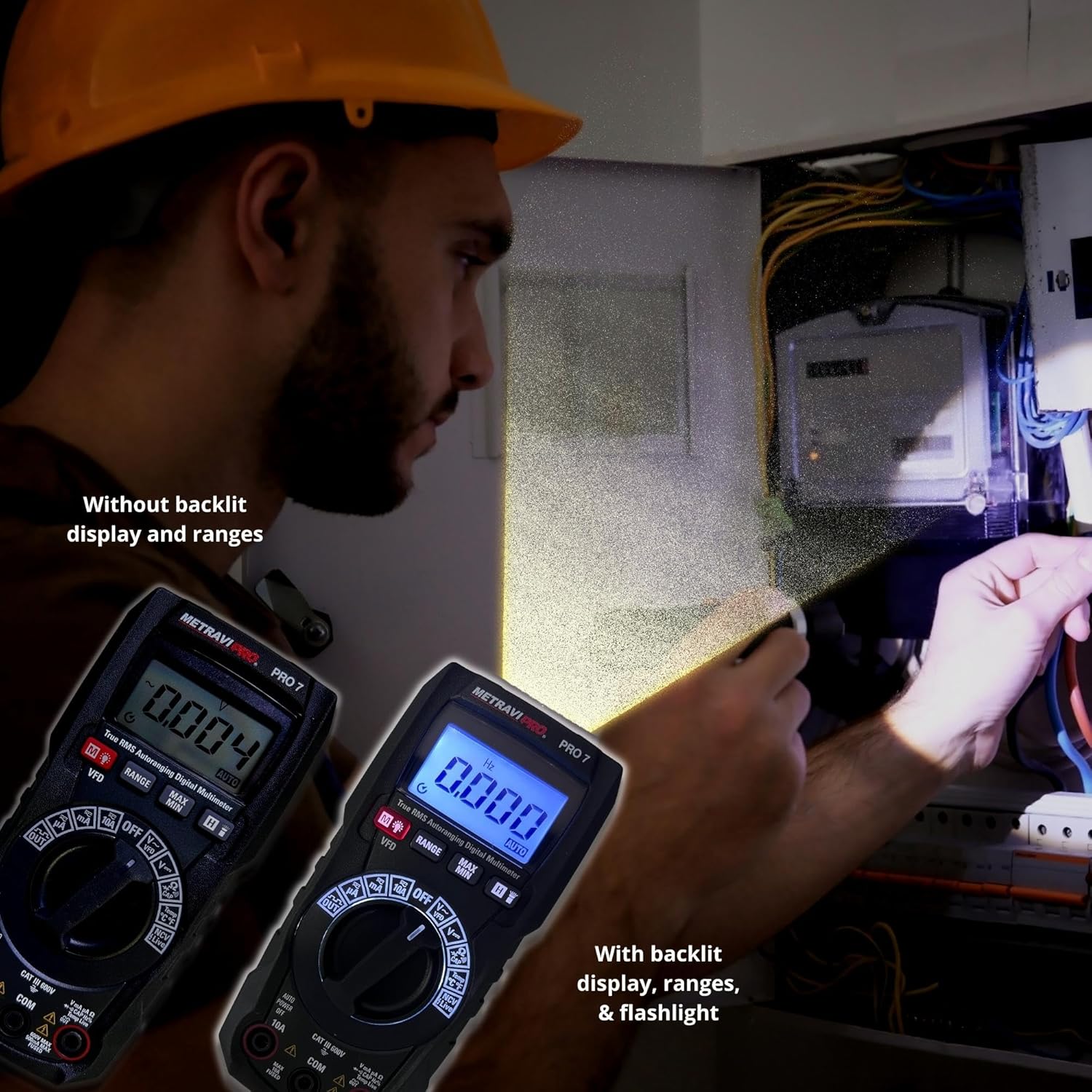 Metravi PRO 7 Auto-ranging Digital TRMS Multimeter