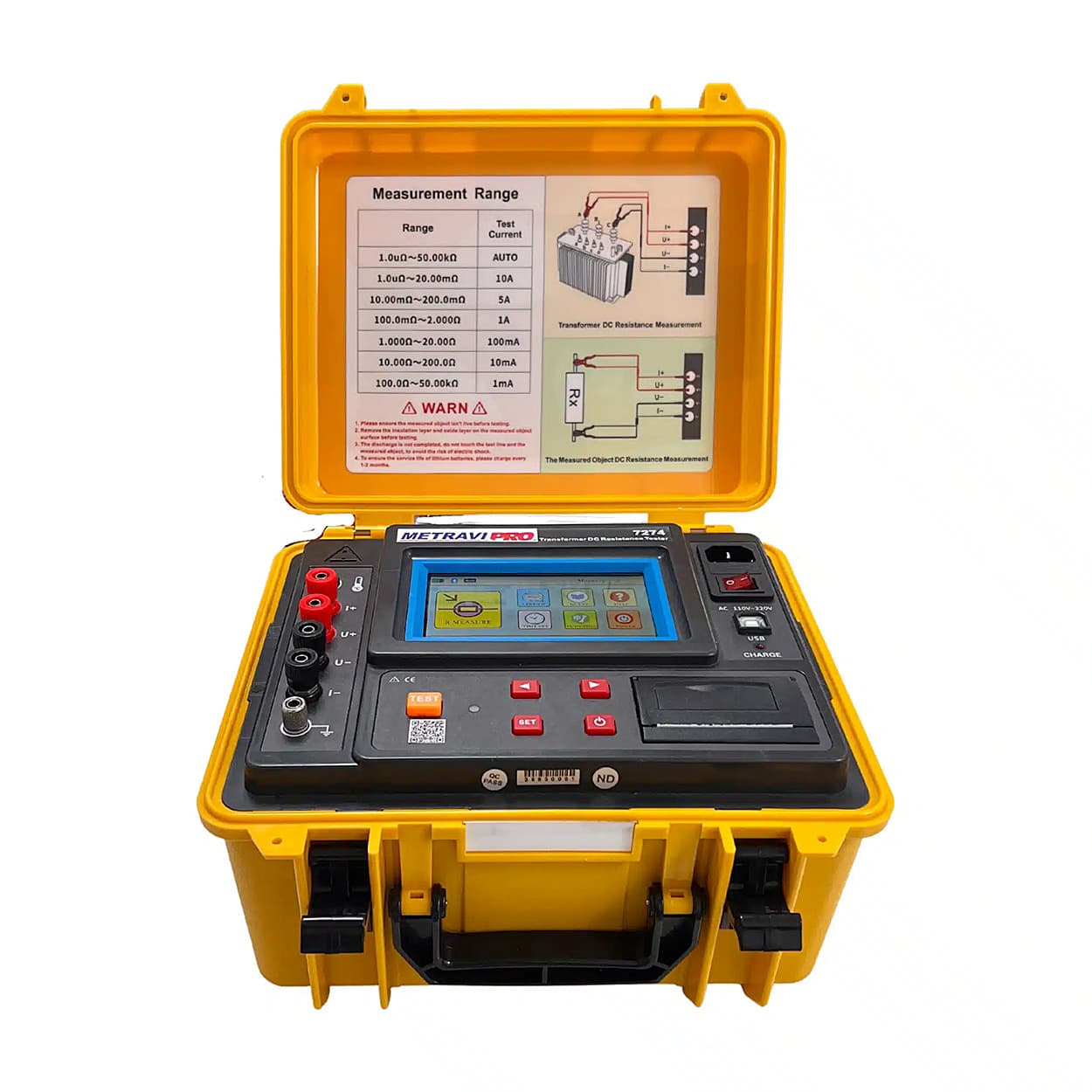 Metravi PRO 7274 10A Digital Mirco Ohms Meter