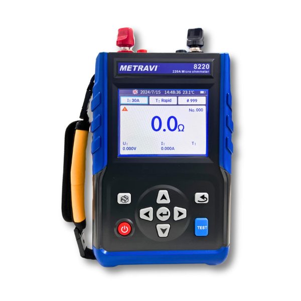 Metravi PRO 8220 220A Microohms Meter