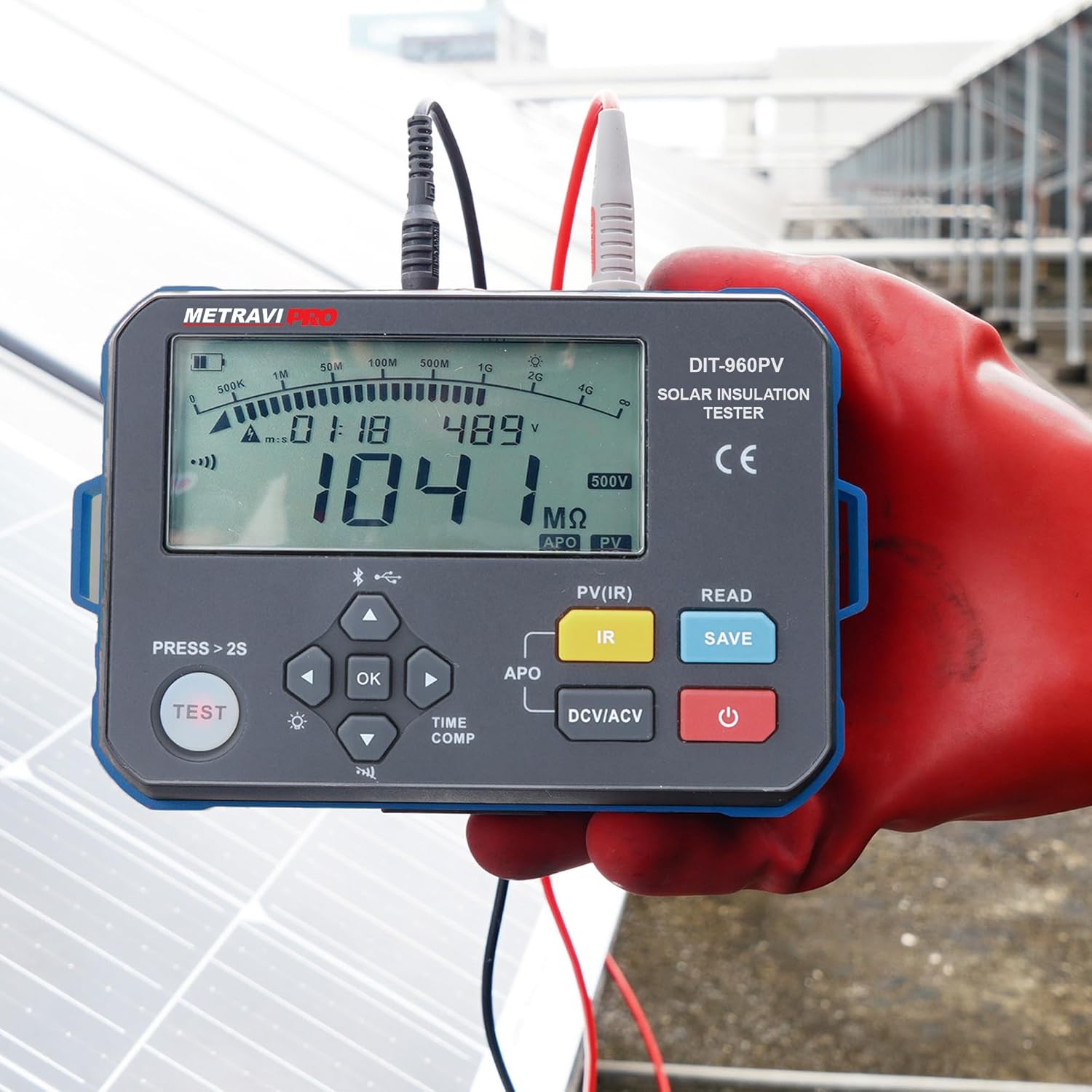 Metravi PRO DIT-960PV Digital Solar Insulation Tester