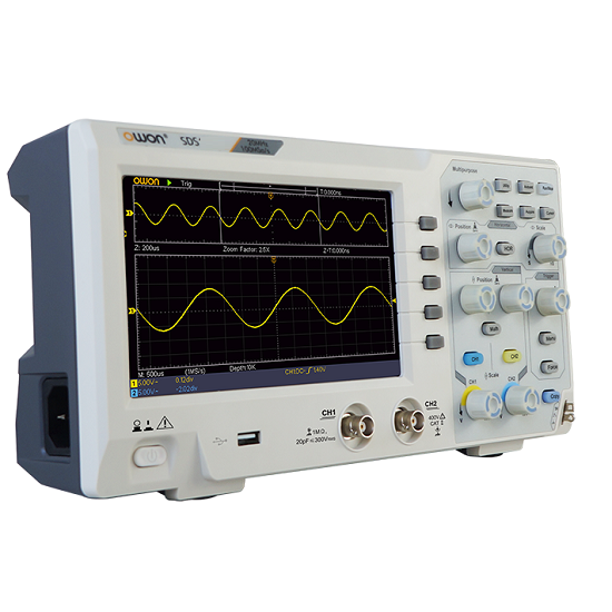 OWON SDS1202 Digital Storage Oscilloscope (DSO)- 200MHz Dual Channel