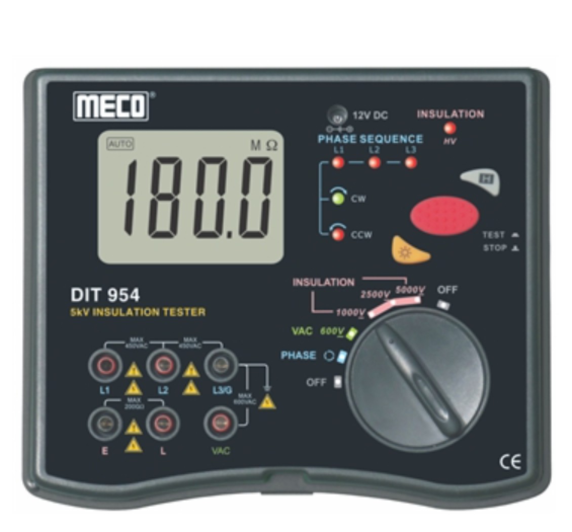 MECO DIT 954 Digital Insulation Tester