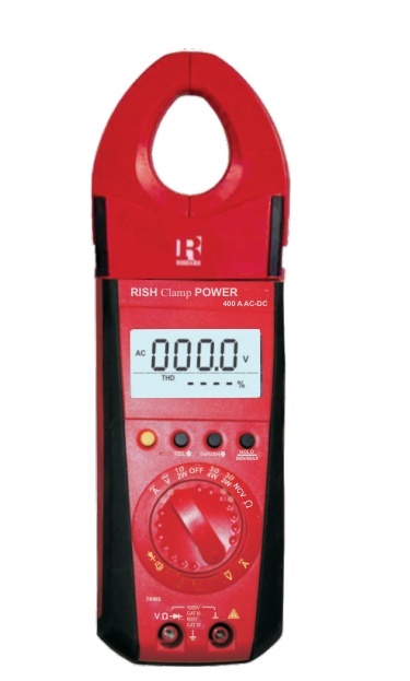 Rishabh RISH 400 A AC/DC  3 Phase Power Clamp meter
