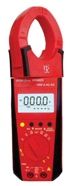 Rishabh RISH 1000 A AC/DC  3 Phase Power Clamp meter