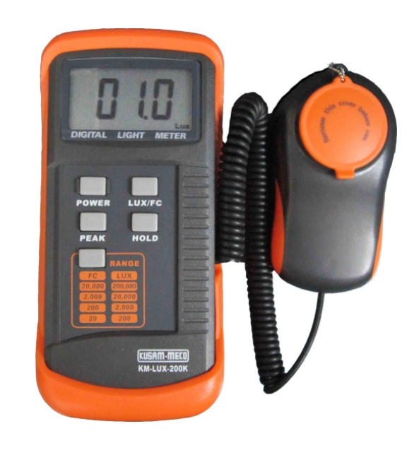 Kusam Meco KM LUX 200K Digital Lux Meter (Range 0 to 200000)