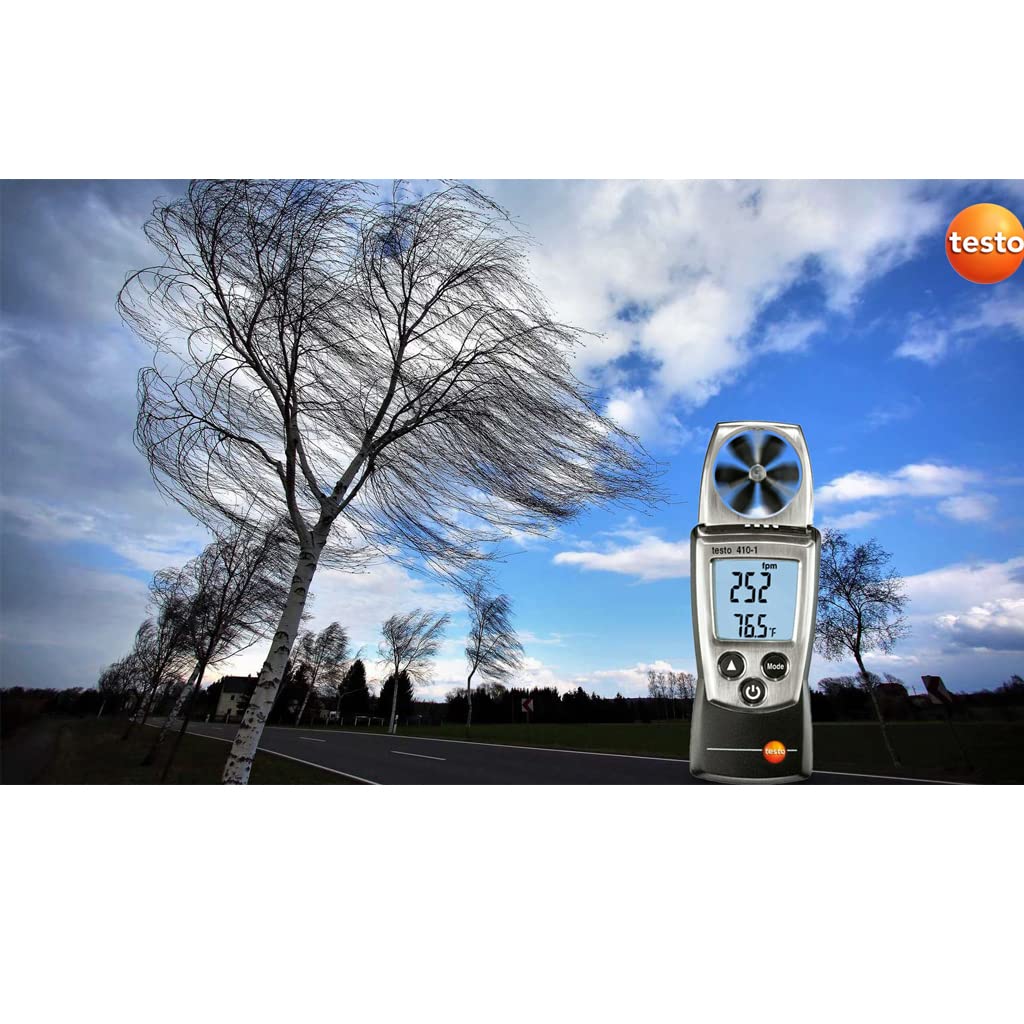 Testo 410-1 - Pocket-sized vane anemometer
