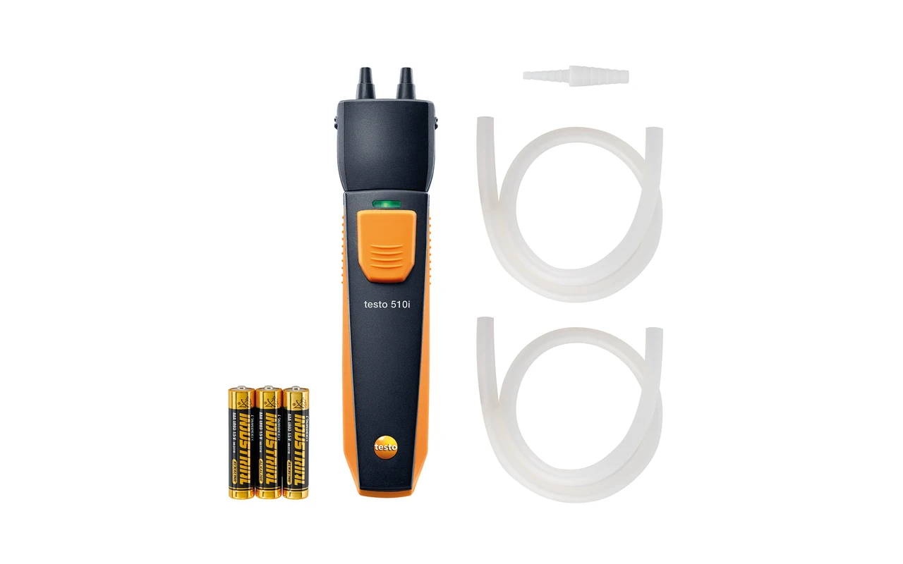 Testo 510i - differential pressure measuring instrument with smartphone operation (0560 1510)
