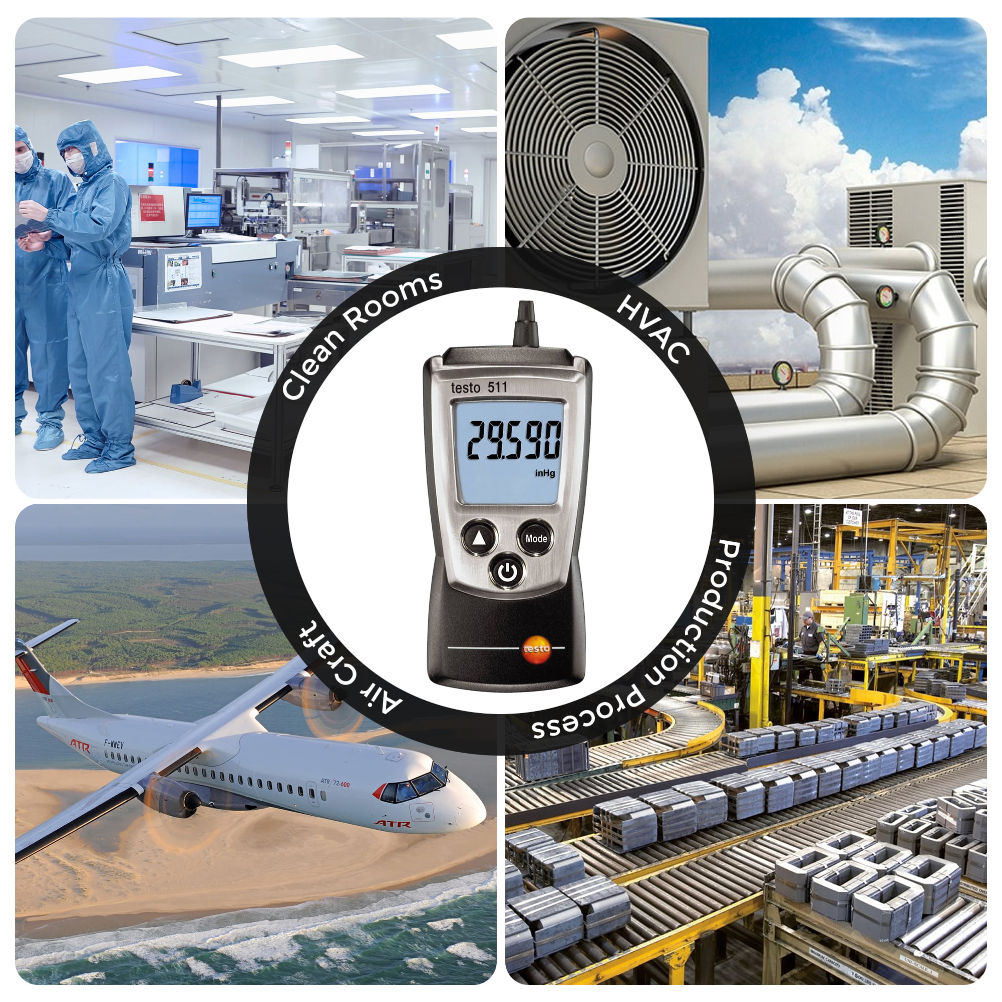 testo 511 - pocket-sized absolute pressure meter