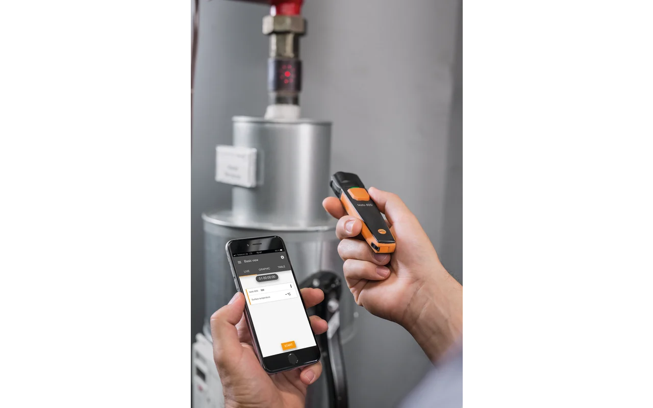 Testo 805i - infrared thermometer with smartphone operation (0560 1805)