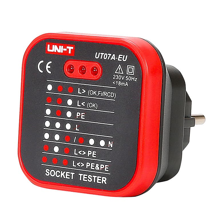 UNI-T UT07A-EU Socket Testers