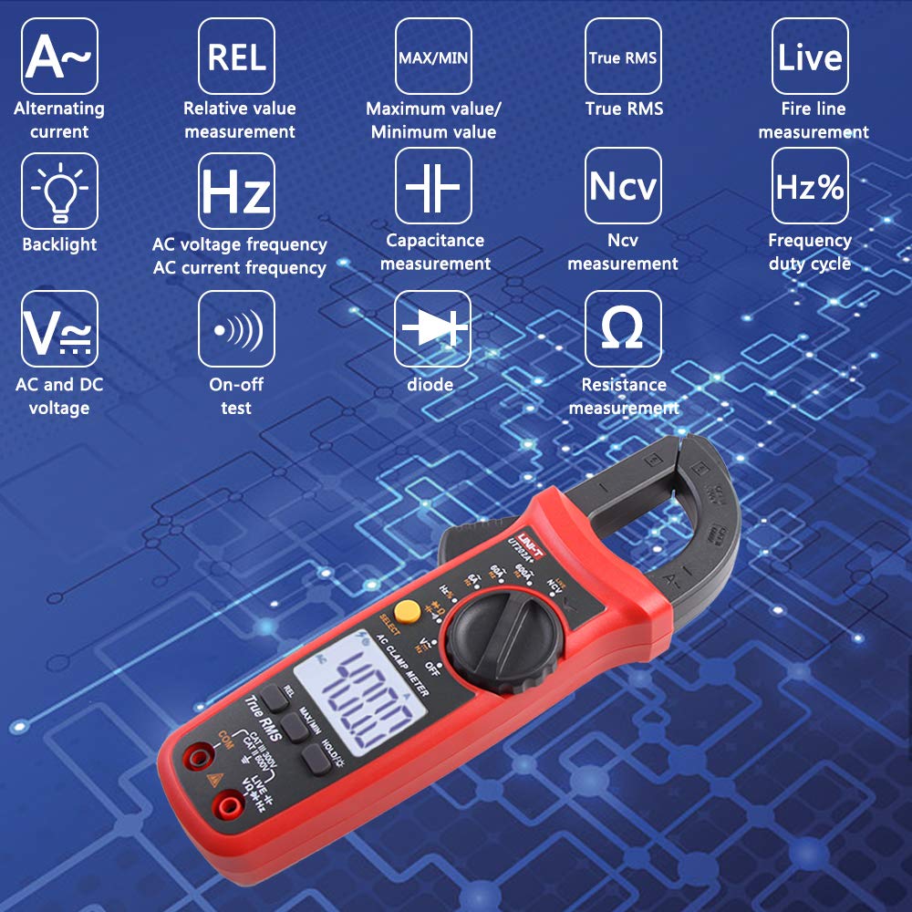 UNI-T UT202A+ Digital Clamp Meter
