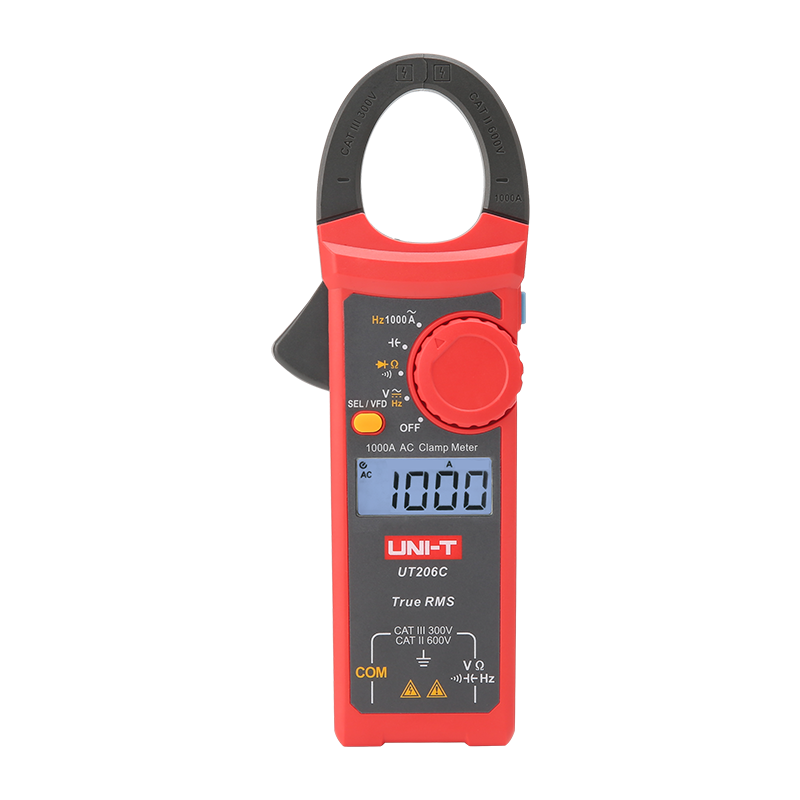 UNI-T UT206C 1000A AC Clamp Meter