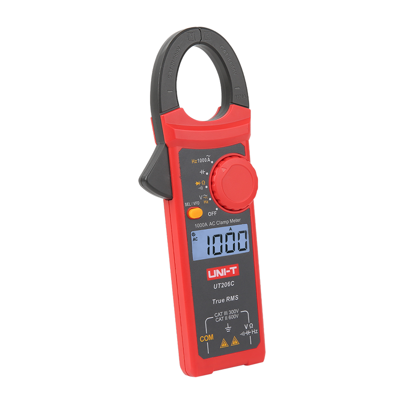 UNI-T UT206C 1000A AC Clamp Meter