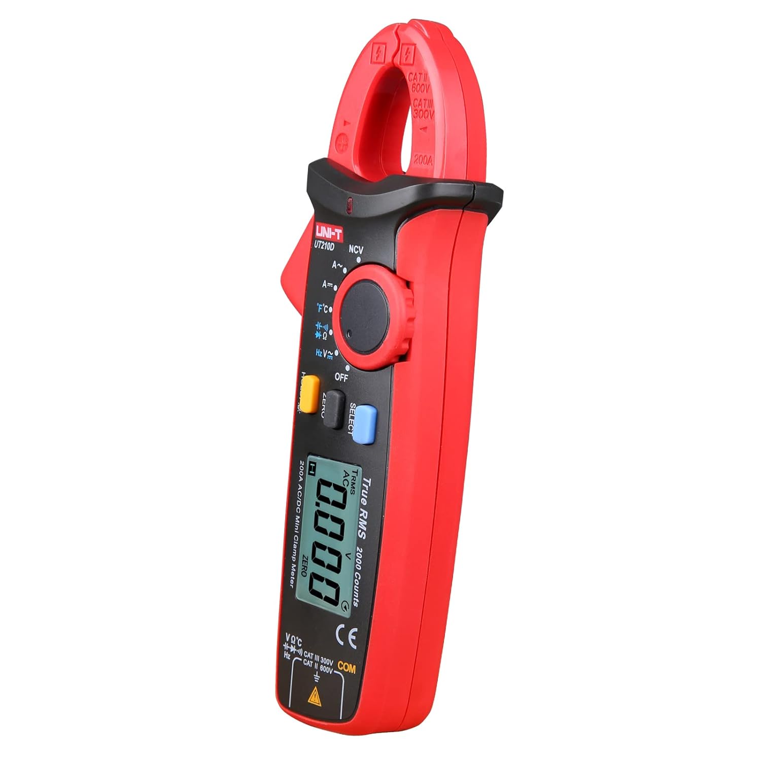 UNI-T UT210D Mini Clamp Meter- 200A AC/DC Clamp Meter