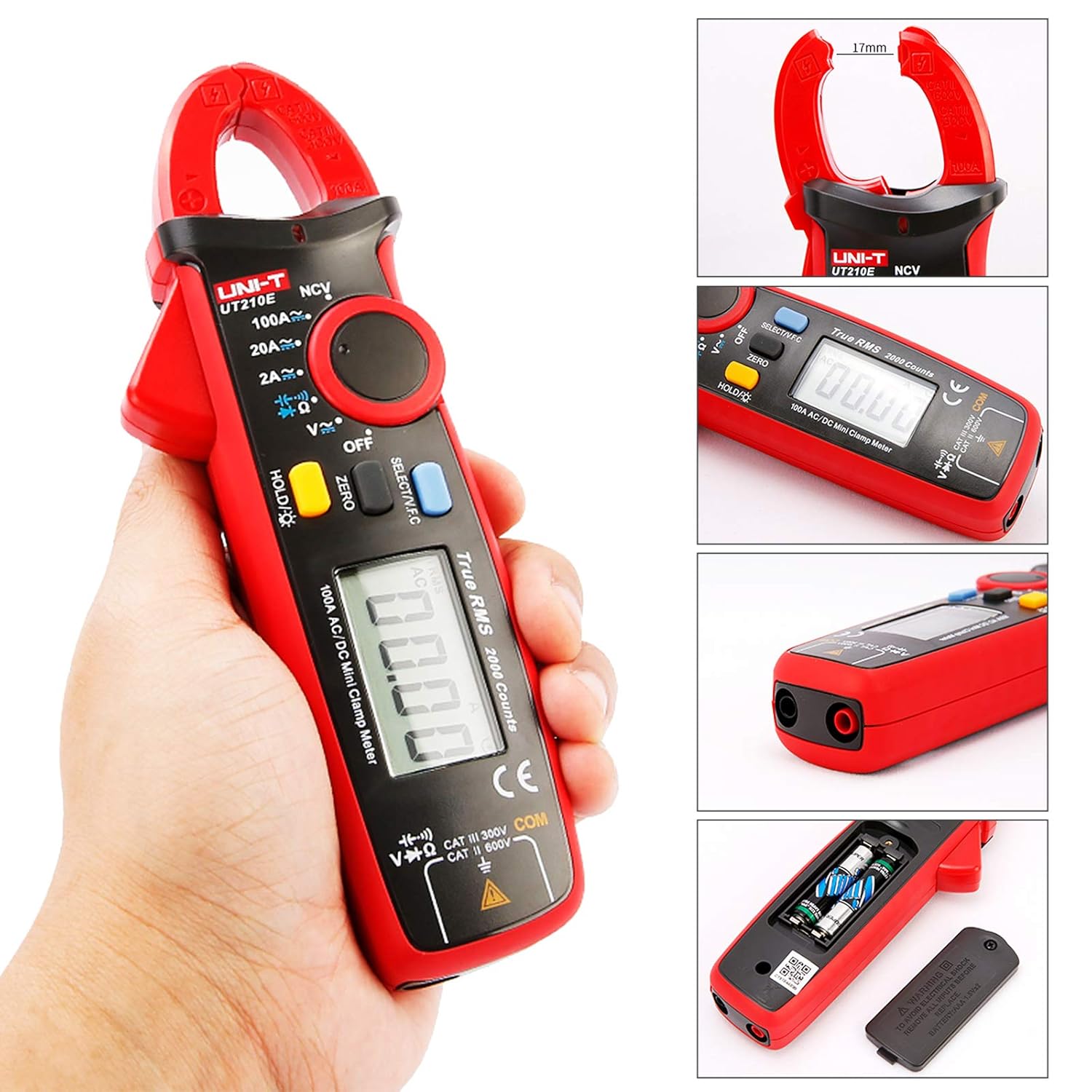 UNI-T UT210E Mini Digital Clamp Meter Handheld UNI-T UT210E Mini Digital Clamp Meter Handheld