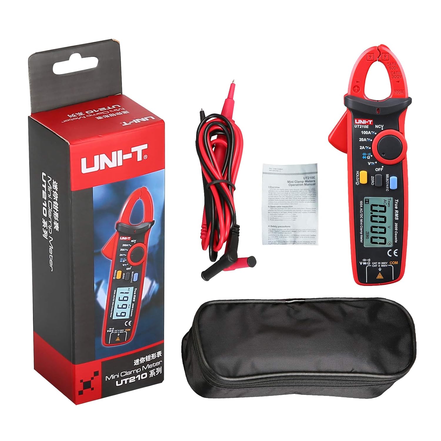 UNI-T UT210E Mini Digital Clamp Meter Handheld UNI-T UT210E Mini Digital Clamp Meter Handheld
